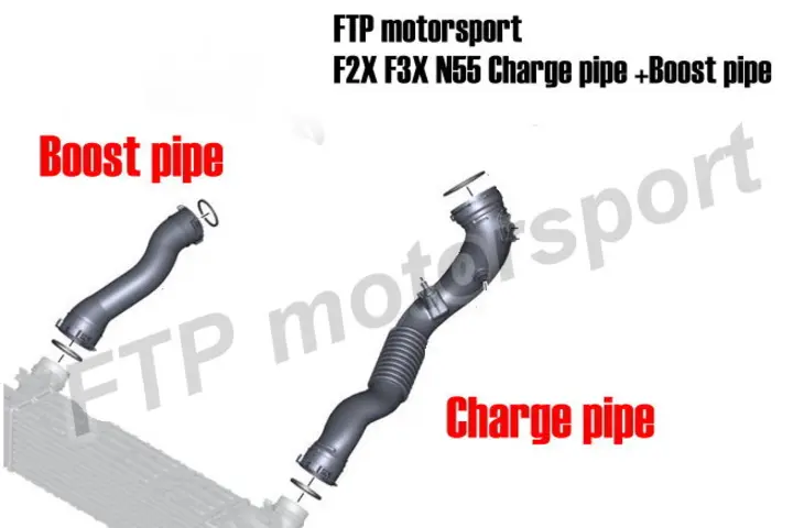 Chargepipes et conduits renforcés FTP Motorsport pour moteur BMW